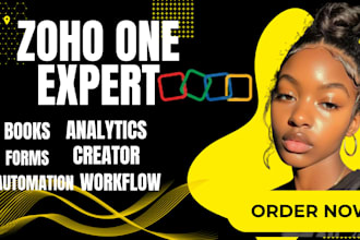 setup zoho crm books one analytics creator forms with workflow and automation