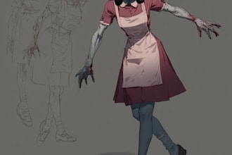 design spooky horror characters and nightmare creatures