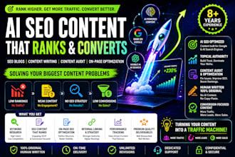write ai SEO blogs that rank and convert