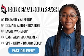setup instantly ai or smartlead for cold email outreach and warm up