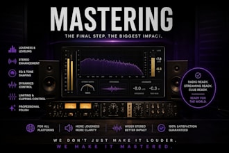 master your edm, house, techno and rap