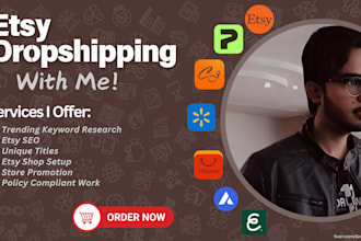 do etsy drop shipping, find hot selling products, and optimize your store