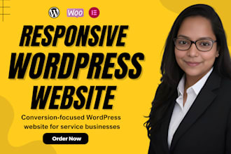 design wordpress website on elementor pro