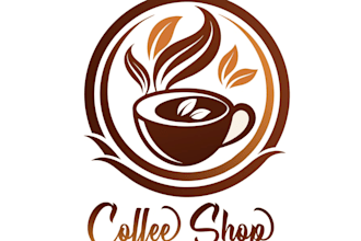 design a professional for cafe , coffee shop logo