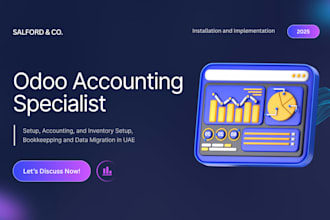 odoo accounting and inventory setup, bookkeeping uae, data migration, odoo erp