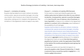 review your contracts and deliver negotiation ready redlines