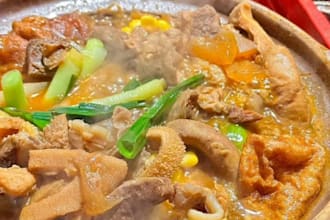 provides techniques for making beef offal hot pot