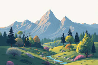 create concept art, landscape design