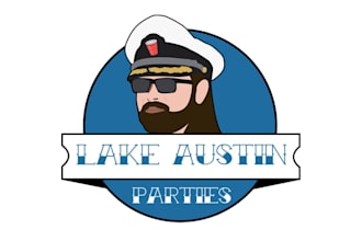 design outstanding party barge business nautical pinup logo