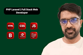 be full stack php laravel developer for custom website development