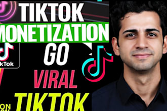 promote and optimize tiktok account for growth,  promotion, tiktok monetization