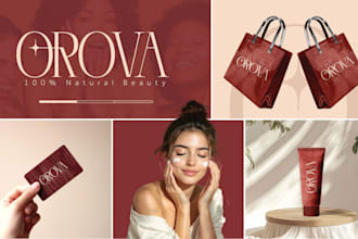create a professional logo brand identity guidelines and branding kit
