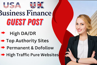 publish USA UK business and finance guest post with dofollow backlinks