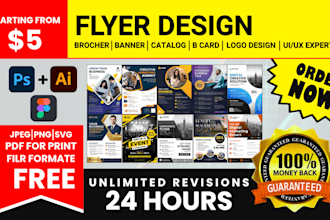 professional flyer design, church flyer and event flyer design
