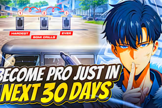 make eye catching thumbnail of pubg mobile for youtubers