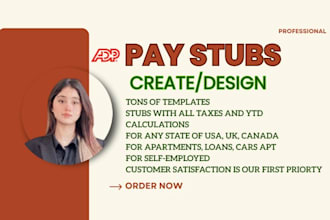 do paystub, check stub, stubs, w2, 1099 and 1040