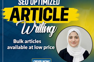 write engaging bulk SEO blog posts, content writing, and articles