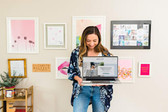 customize showit website template, update showit website design development