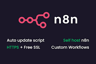 install n8n on server and build n8n workflows