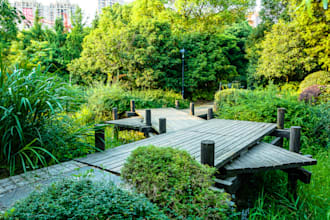 design your garden or outdoor space with creativity and natural harmony