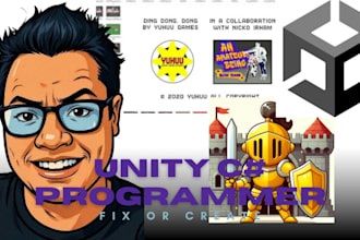 create or fix your unity scripts 2d or 3d