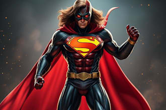 draw you as an amazing superhero