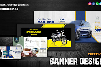 design web banner, ad banner and etc