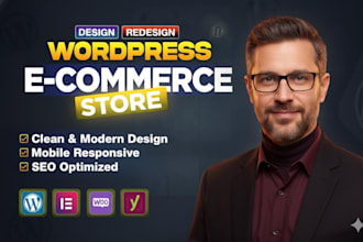 build a high converting wordpress ecommerce website or online webshop
