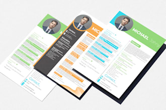 make professional CV or resume design