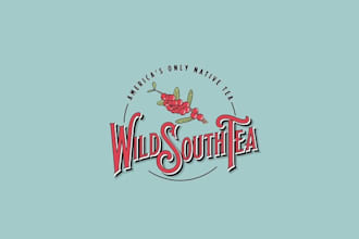 design artwork turn shrimp logo into wild south tea