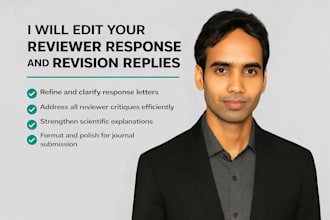 edit your journal reviewer response and revision replies