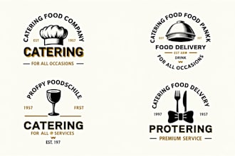 design awesome chef head logo for you