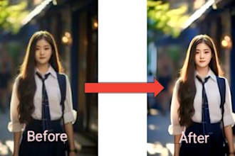 do photoshop retouching and portrait enhancing