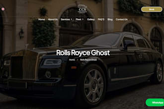 build chauffeur booking website with mail notification system