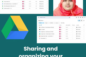 organize, manage, and share your file, folder using google drive professionally