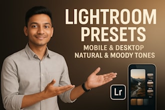 create professional lightroom presets for stunning photos