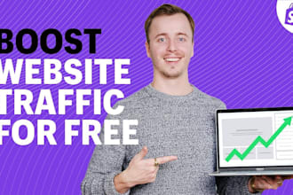 increase organic website traffic on social media website promotion shopify ads