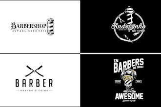 design a professional barbershop logo