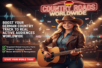 boost your german country track to real active country music audiences worldwide