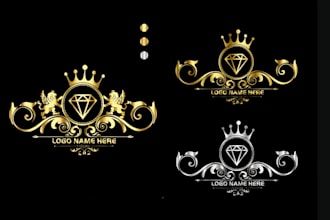 create a awesome jewellery luxury minimalist logo design