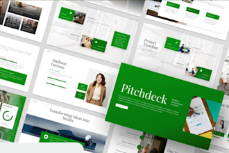 design powerpoint template investor pitch deck redesign powerpoint presentation