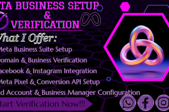 set up and verify your meta business manager and assets