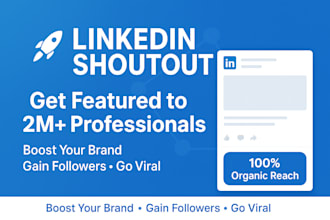 share shoutout post content viral with 2m linkedin audience