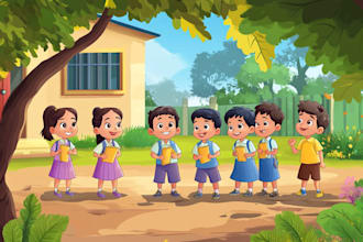 children story book illustration children story book illustration