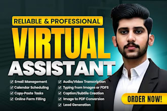 reliable virtual assistant for email management, scheduling