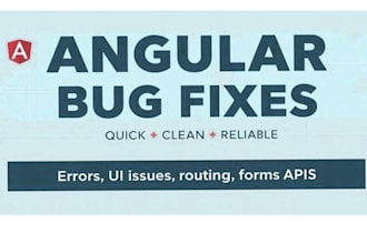 fix bugs and add small features in your angular application