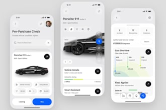 build an ai car inspection app, a car dealership app, an ar inspection app