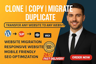 migrate and clone your website wordpress wix etsy ecwid squarespace to shopify