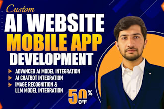 build ai website, ai chatbot, ai web application, ai agent