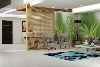 design 3d architectural interior and house rendering for residential projects